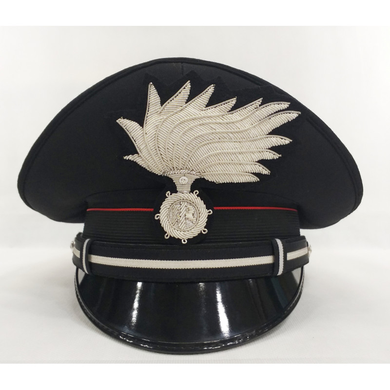 Berretto Vice Brigadieri CC con fiamma punte aperte e vermiglione